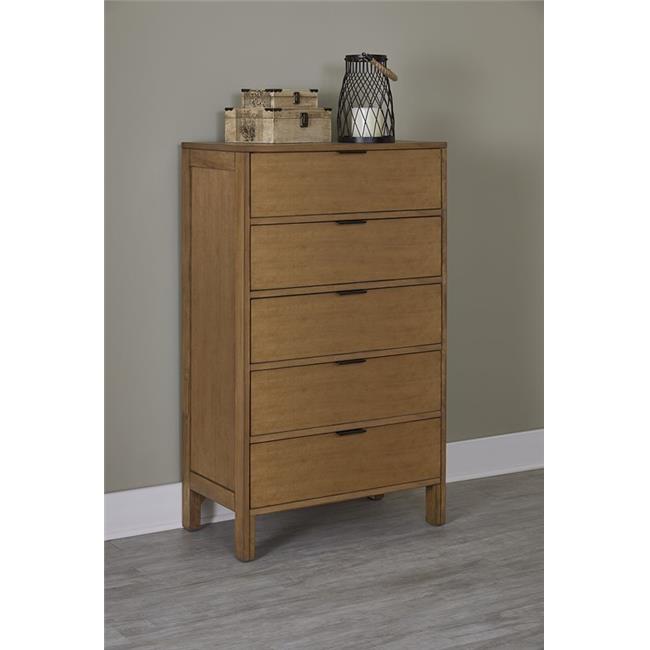 Progressive Furniture B100-14 Strategy Distressed Jute Chest& Jute - 50 x 30 x 17 in.