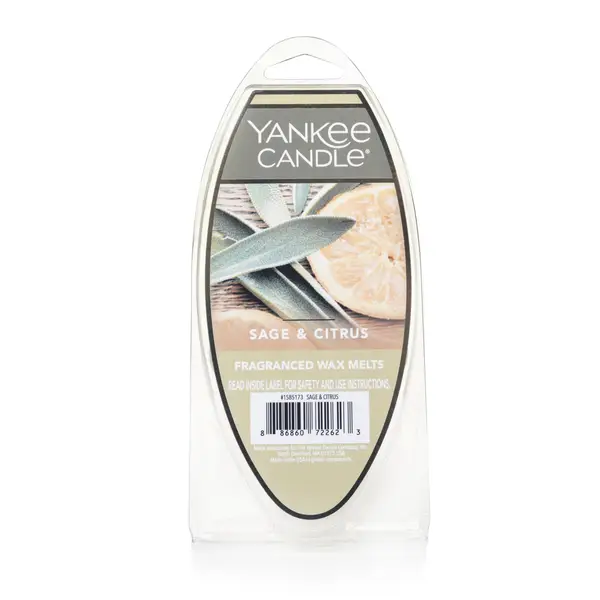 Yankee Candle 2.6 oz Sage and Citrus Candle Wax Melts