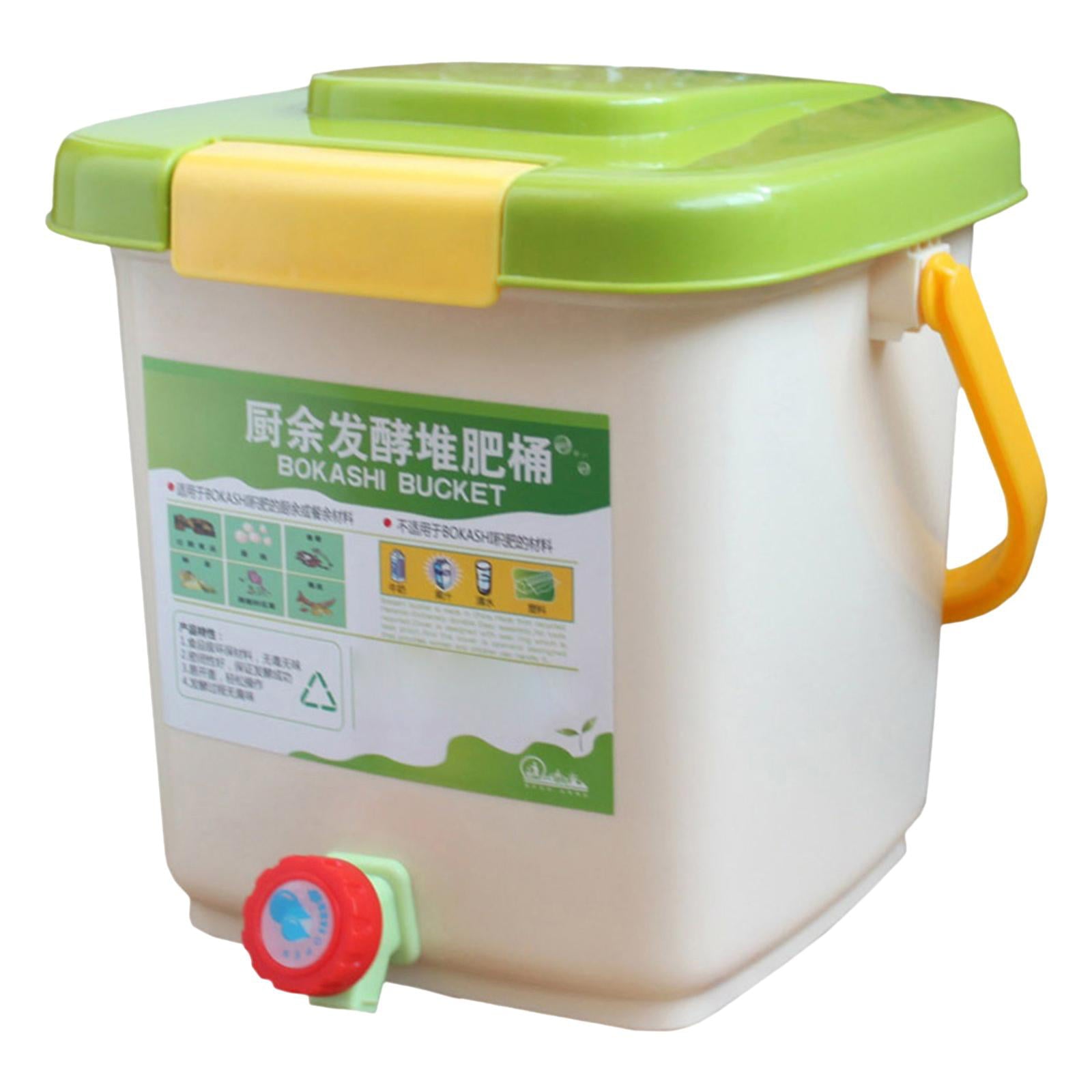 12L Indoor Compost Bin,Household Compost Box with Lid Container,Fermentation Tank,Kitchen Waste Compost Bucket for Food Waste