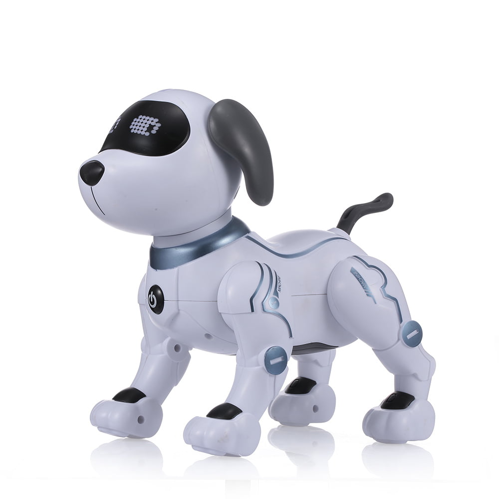 LE NENG TOYS K16A Electronic Pets Robot Dog Stunt Dog Voice Command Programmable Touch Sense Music Toy for Kids Birthday Christmas Gift