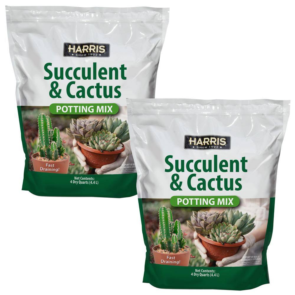 Harris 4qt. Succulent and Cactus Potting Soil Mix (2-Pack) 2SUCCL-4