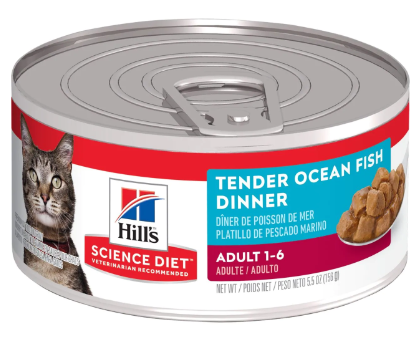 Hill's Science Diet Adult Canned Cat Food - Tender Ocean Fish Dinner 5oz