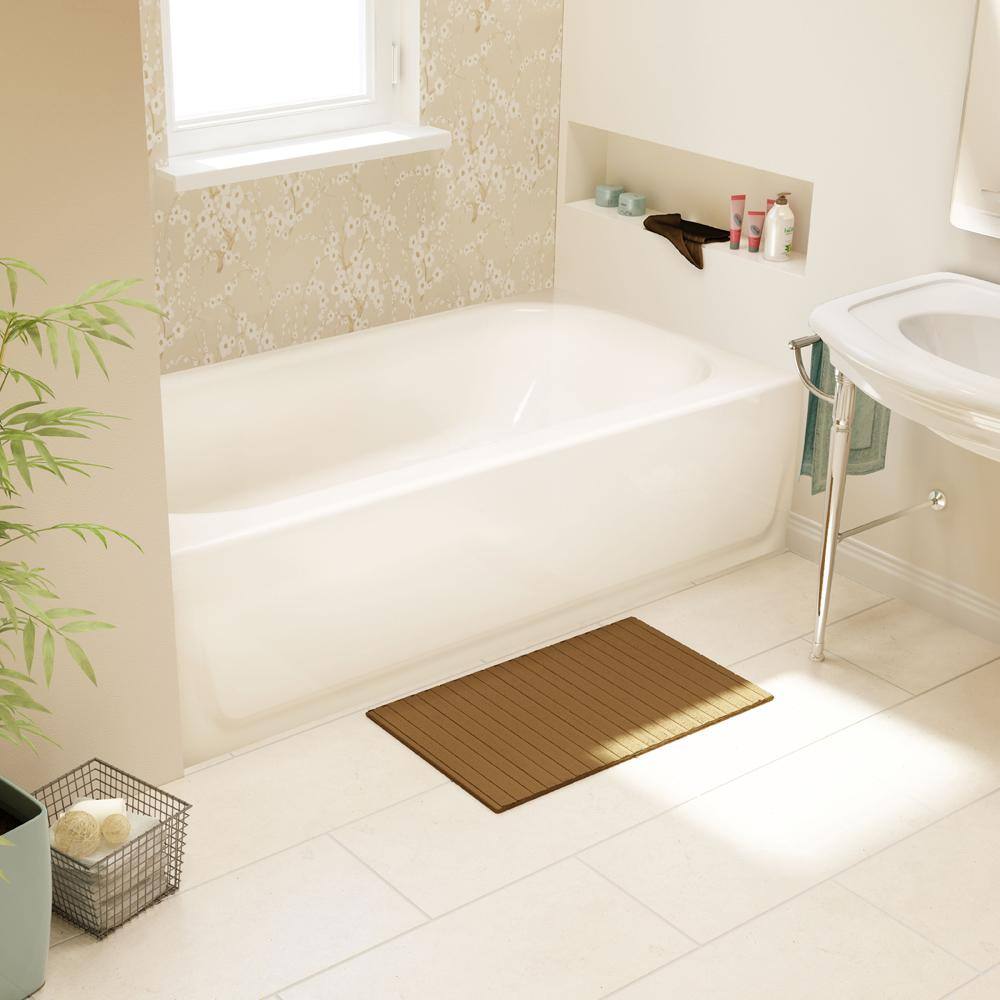 Bootz Industries Aloha 60 in. x 30 in. Soaking Bathtub with Right Drain in White 011-3364-00