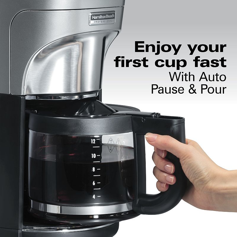 Hamilton Beach Professional 12-Cup Programmable Coffee Maker