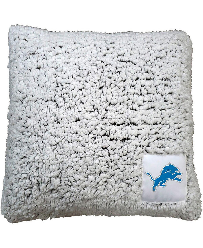 Logo Brands Detroit Lions 16'' x 16'' Frosty Sherpa Pillow