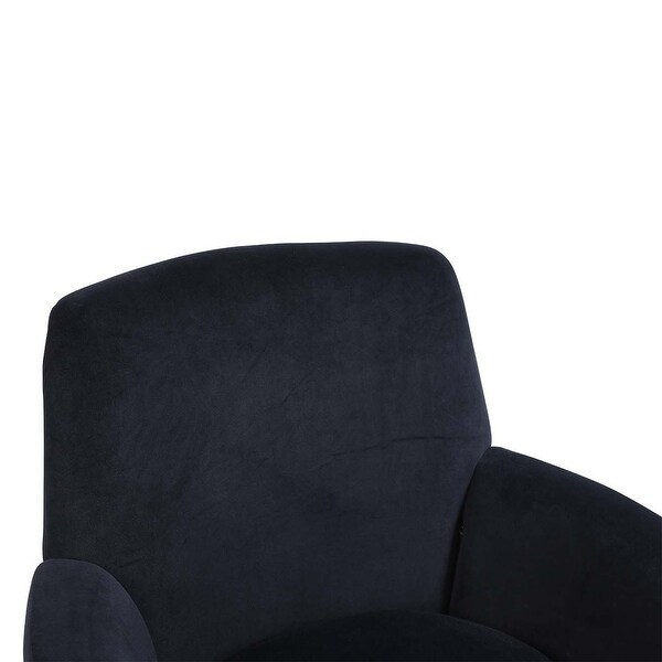 Velvet Swivel Barrel Chair，Swivel Accent Chairs Armchair for Living Room