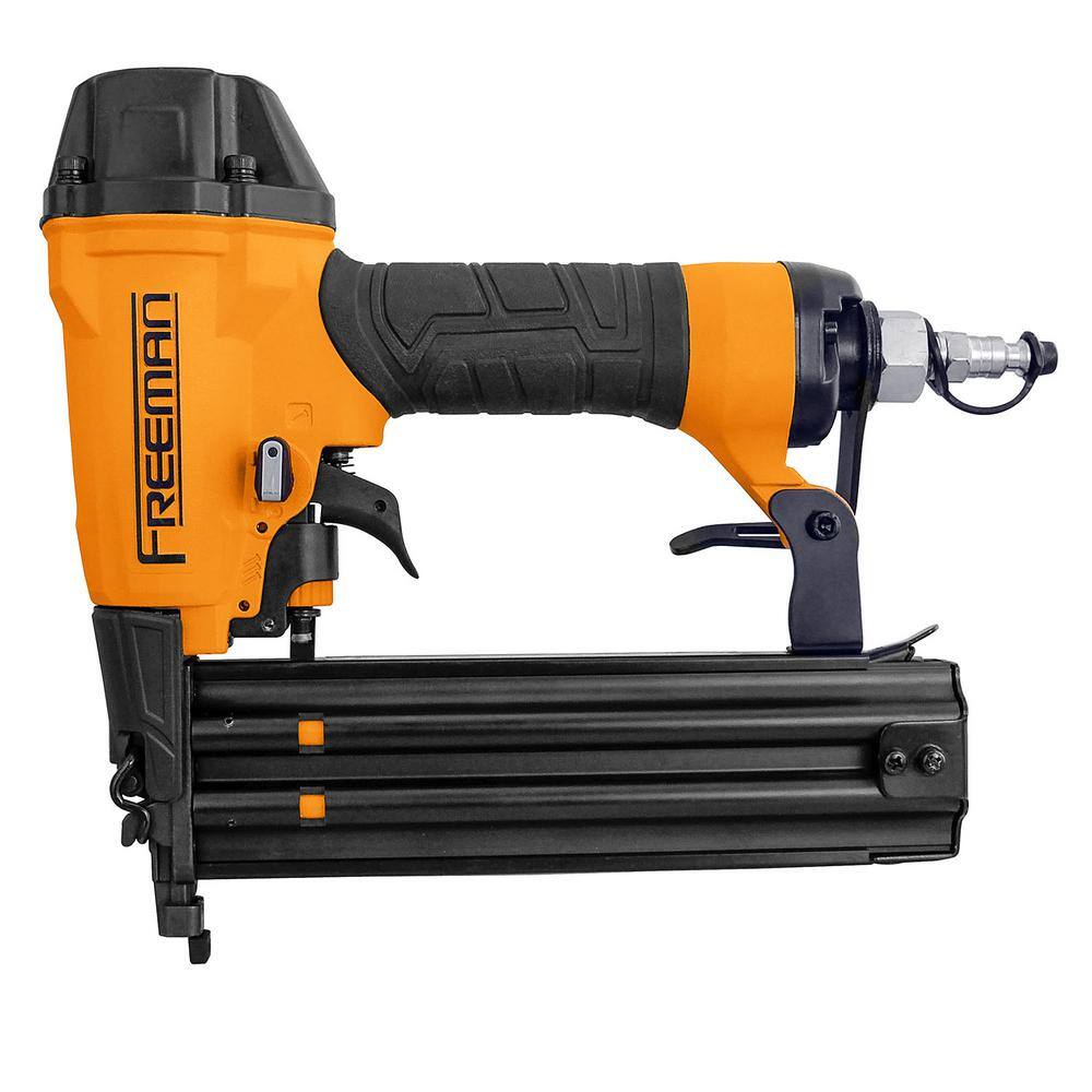 Freeman 2nd Generation Pneumatic 18-Gauge 2 in. Brad Nailer with Adjustable Metal Belt Hook and 14 in. NPT Air Connector G2BR50