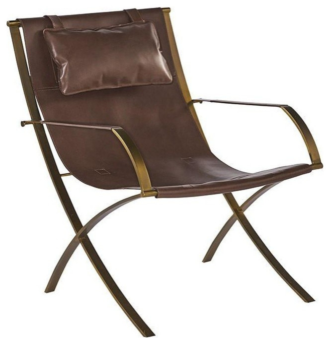 Troy Chair   Brown   Contemporary   Armchairs And Accent Chairs   by Virgil Stanis Design  Houzz