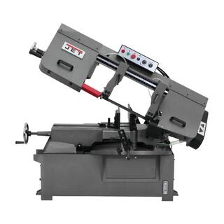 Jet 10 in. x 14 in. Metalworking Horizontal Mitering Bandsaw 230-Volt 1Ph 414479