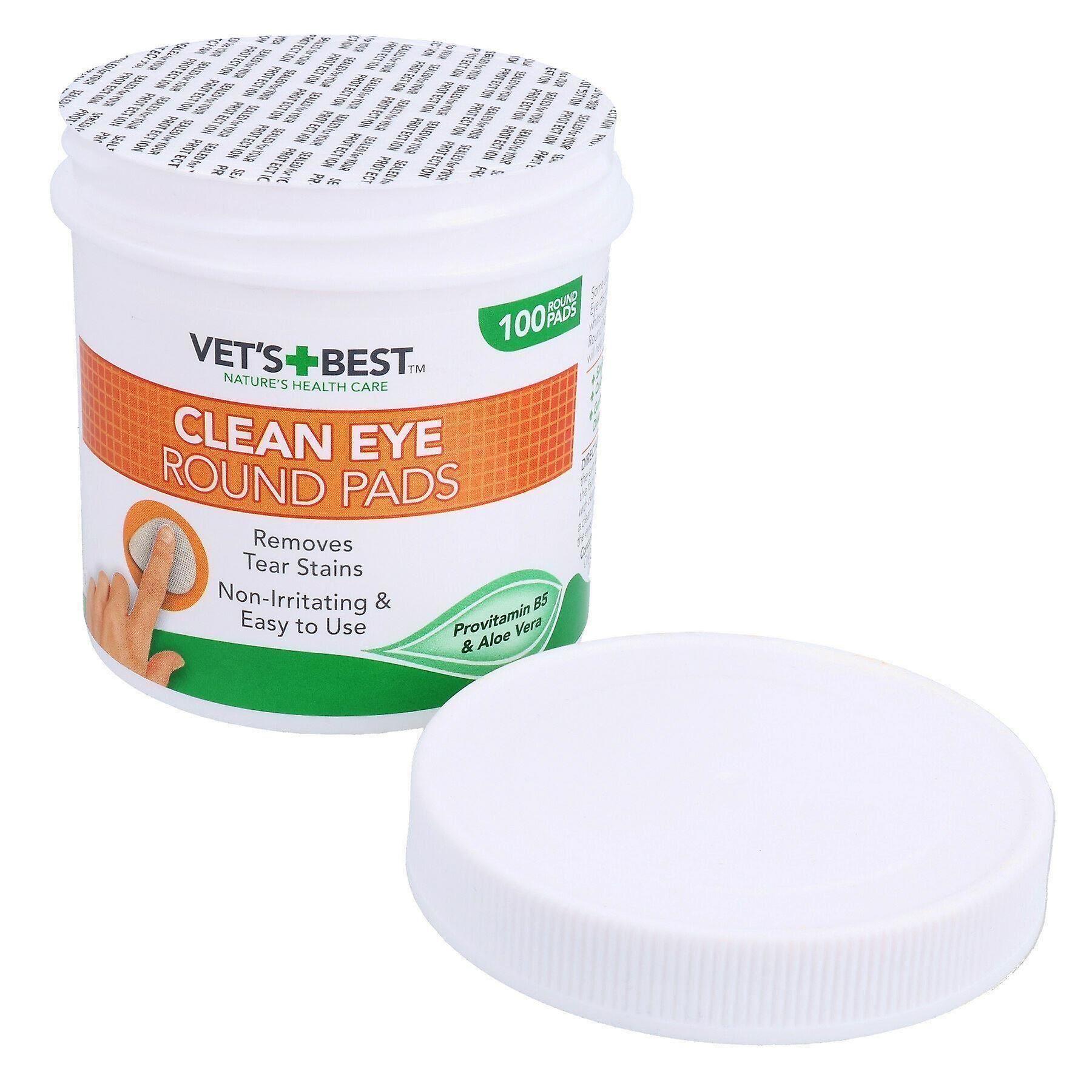 600PK Dog Puppy Pet Eye Cleaning Round Pads Wipes Tear Stain Remover