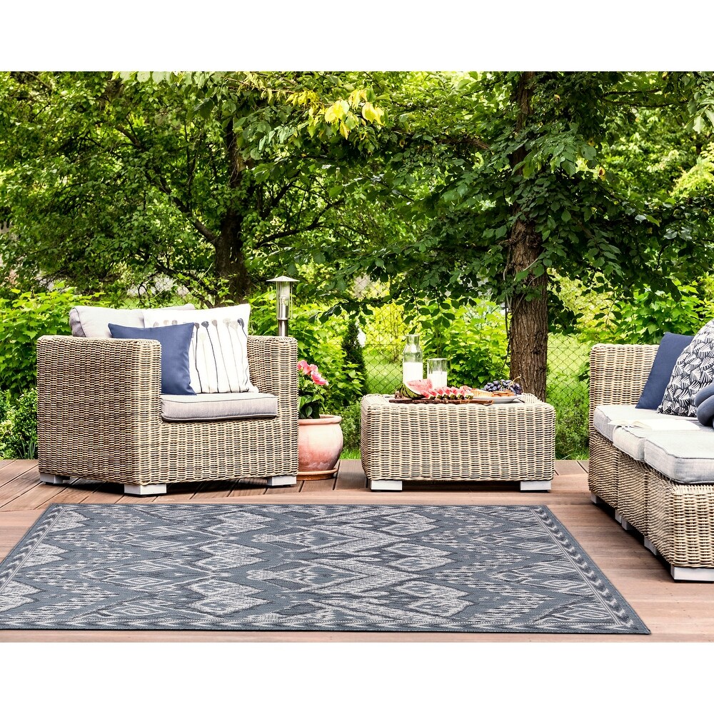 Liora Manne Malibu Ikat Indoor/Outdoor Rug