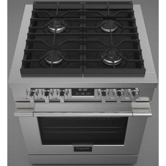 Fulgor Milano 30-inch Freestanding Dual Fuel Range F4PDF304S1