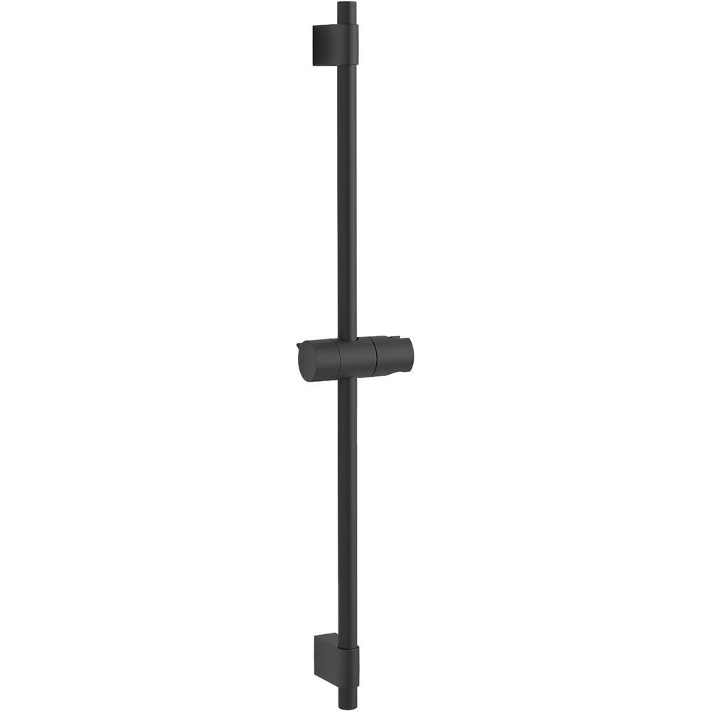 KOHLER Awaken 1-Spray 24 in. Shower Slidebar in Matte Black K-98341-BL