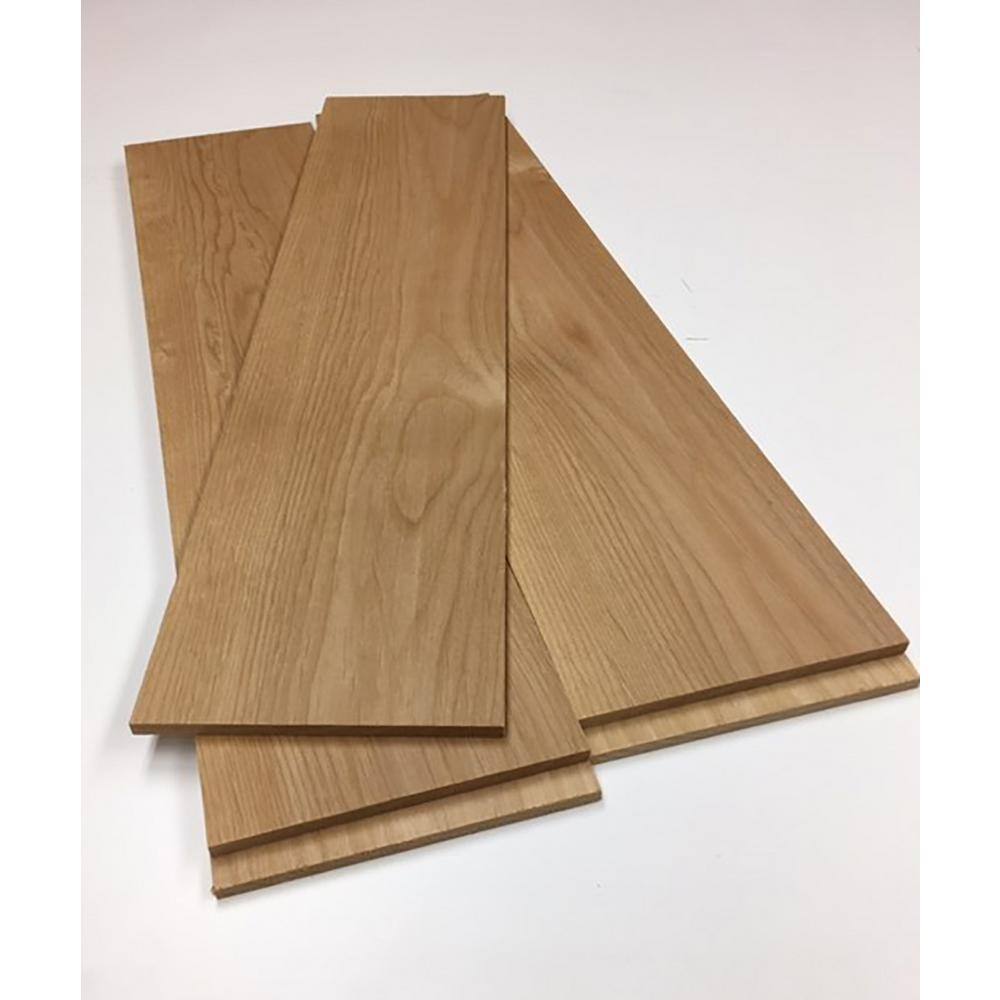 Swaner Hardwood 14 in. x 6 in. x 4 ft. Alder Hobby Board (5-Pack) OL607188