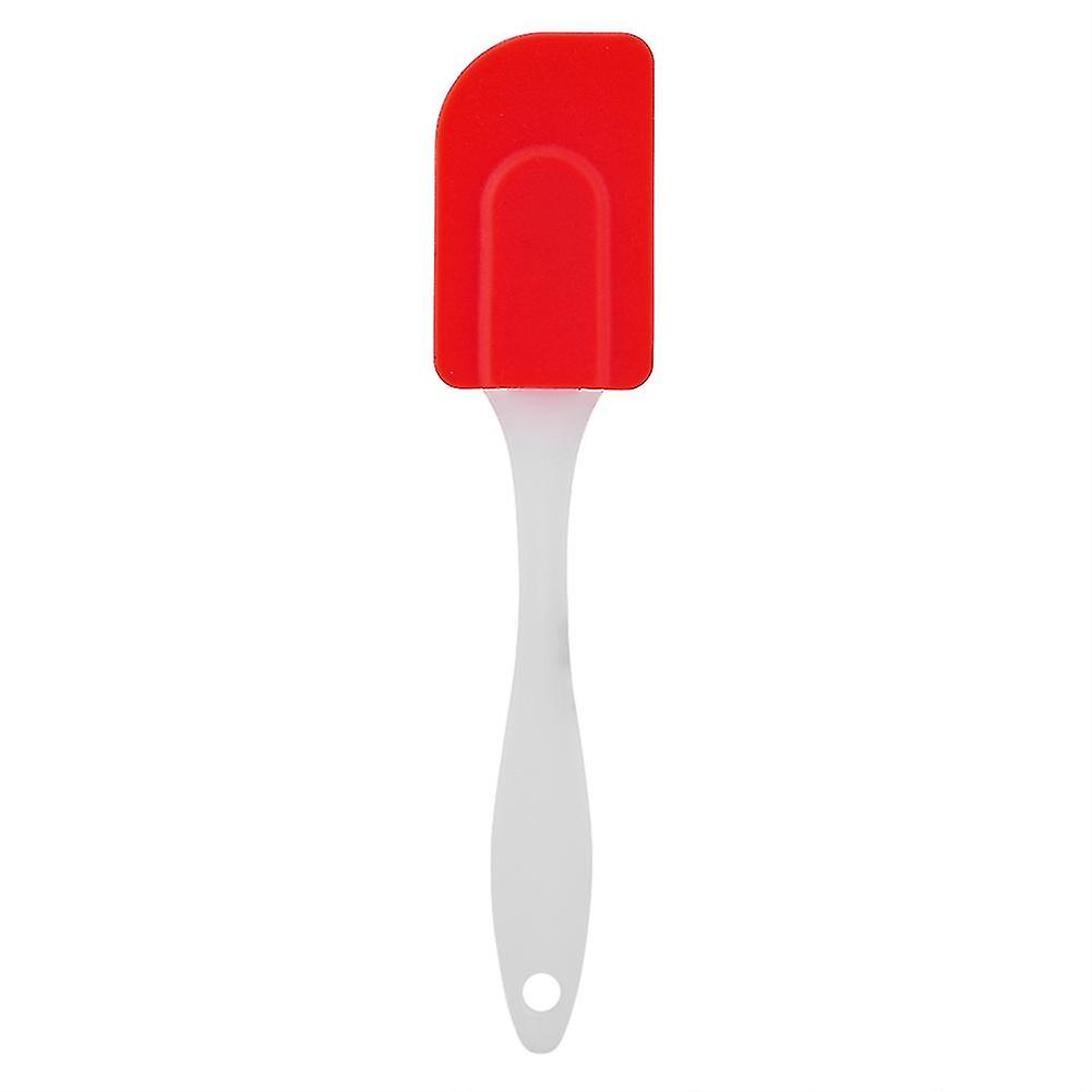 Silicone Spatulas Butter Cream Scraper Heat Resistant Kitchen Cake Baking Mixing Tool(Red)