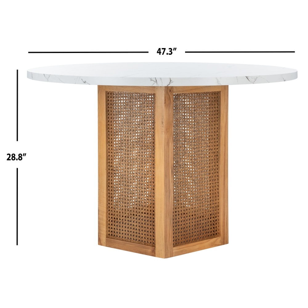 SAFAVIEH Danez Cane Dining Table   47.3\