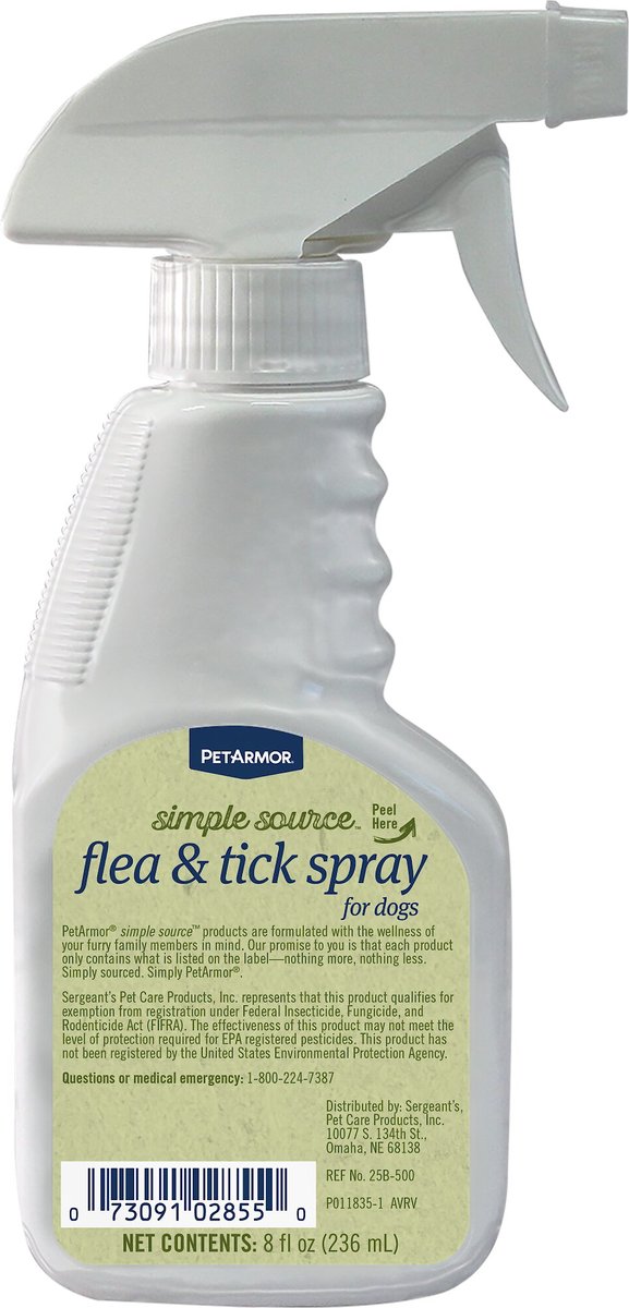 PetArmor Simple Source Flea and Tick Dog Spray Treatment