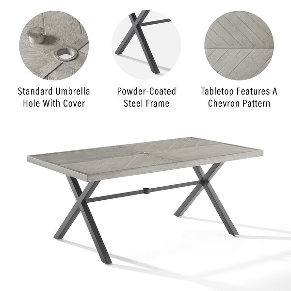 Crosley Otto Outdoor Metal Dining Table