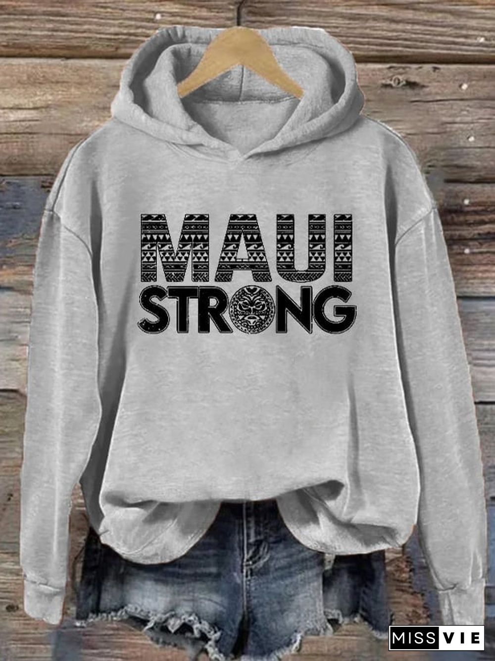 Women's Maui Strong Print Hoodie