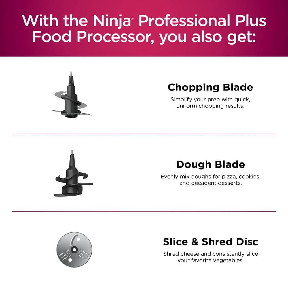 NINJA Professional Plus 9 Cup Silver Food Processor with AutoiQ