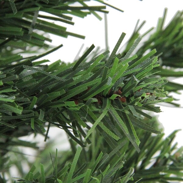 12 Mini Canadian Pine Full Artificial Christmas Tree Faux Wood Base