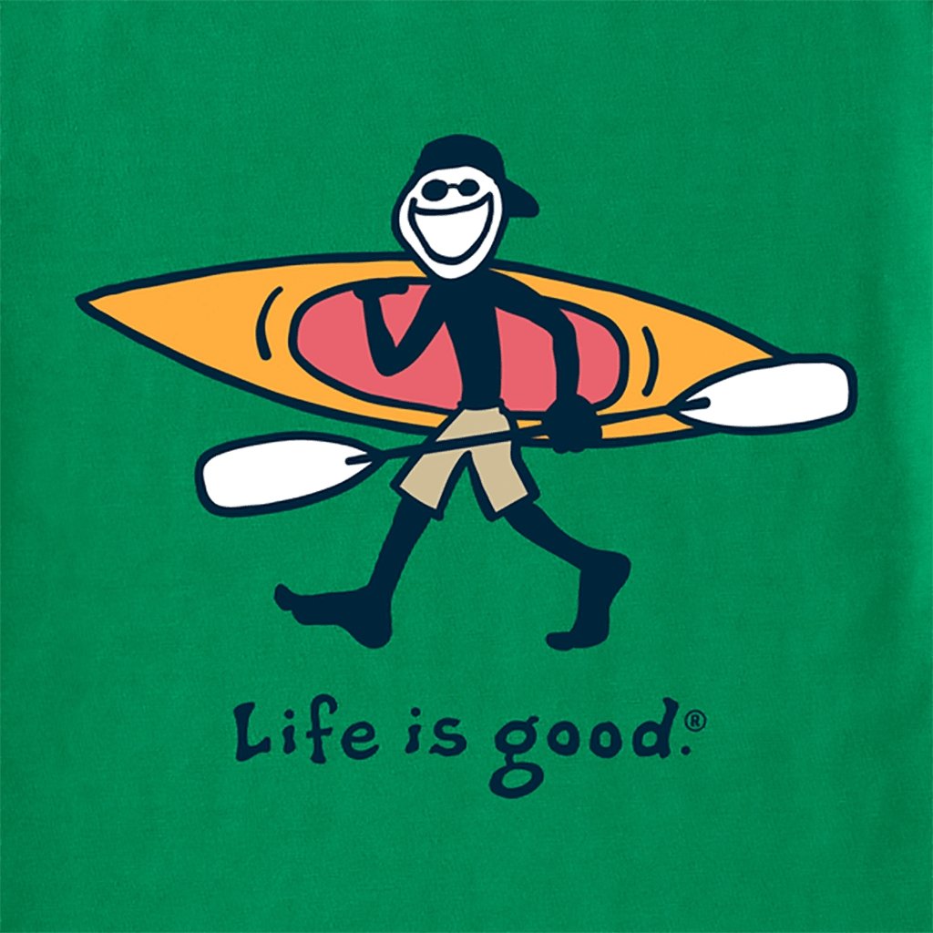 Life Is Good  Men's Jake Kayak Crusher Tee