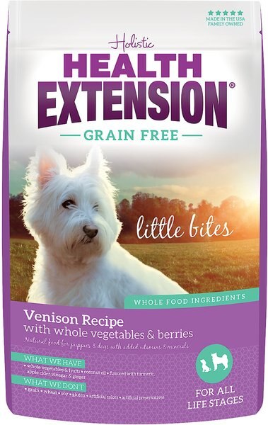 Health Extension Little Bites Grain-Free Venison Recipe Dry Dog Food