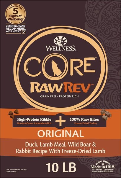 Wellness CORE RawRev Grain-Free Original Recipe with Freeze-Dried Turkey Dry Dog Food