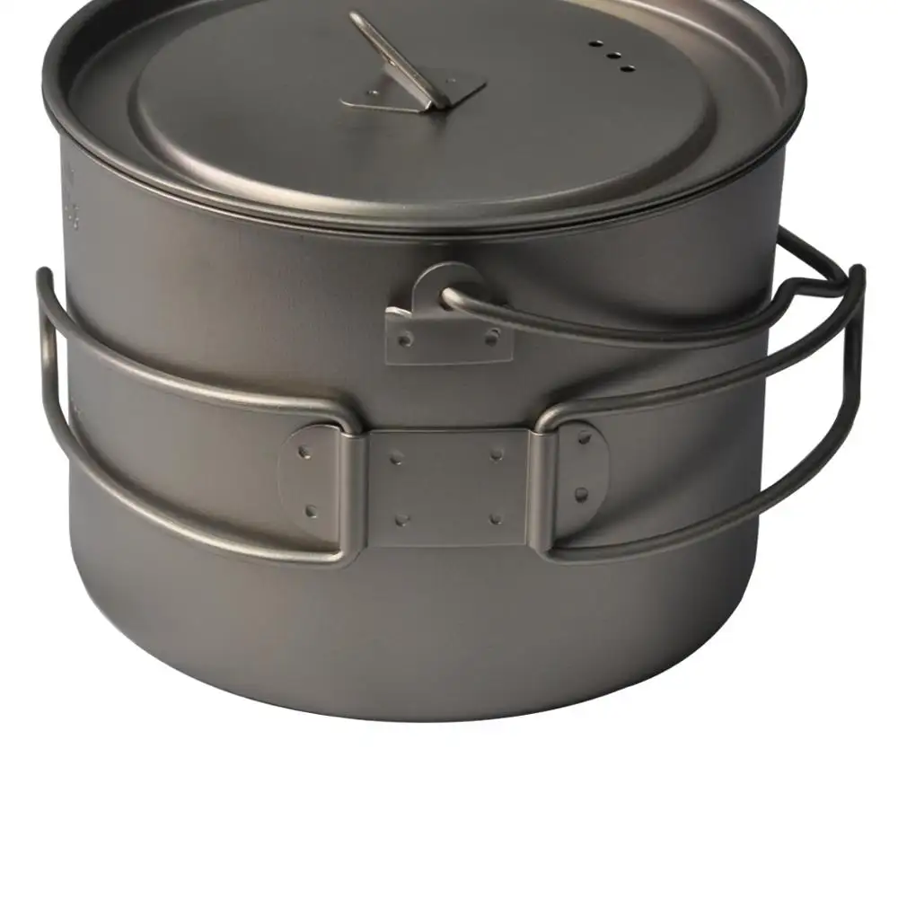 Outdoor activties Camping cup titanium outdoor cooking pot for hiking