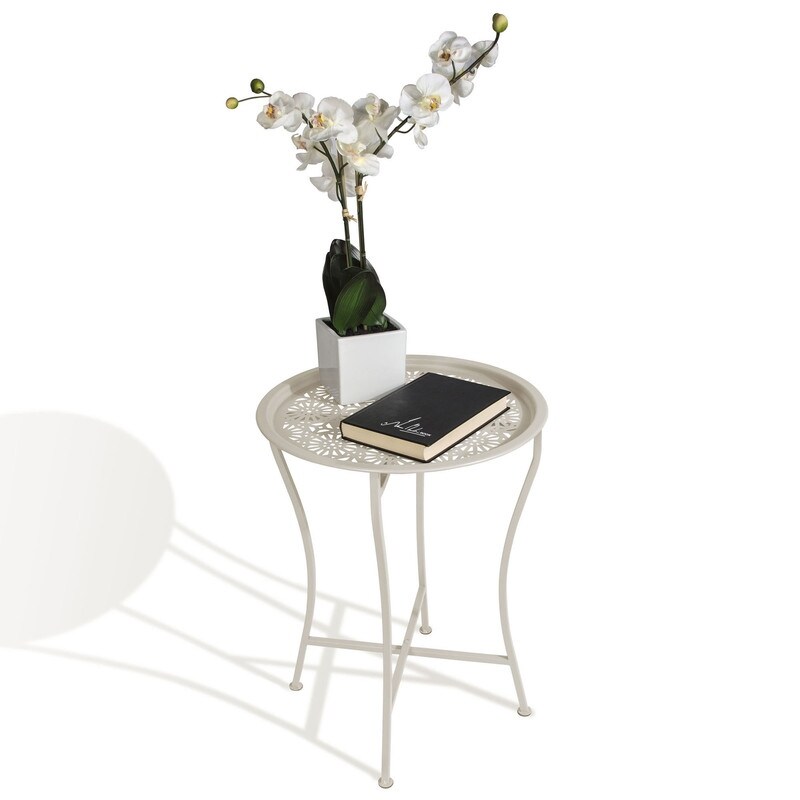 Tray Side Table   Tabletop Lifts Off to Serve as a Tray