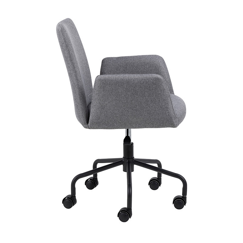 ISLA Office Chair - Light Grey & Black