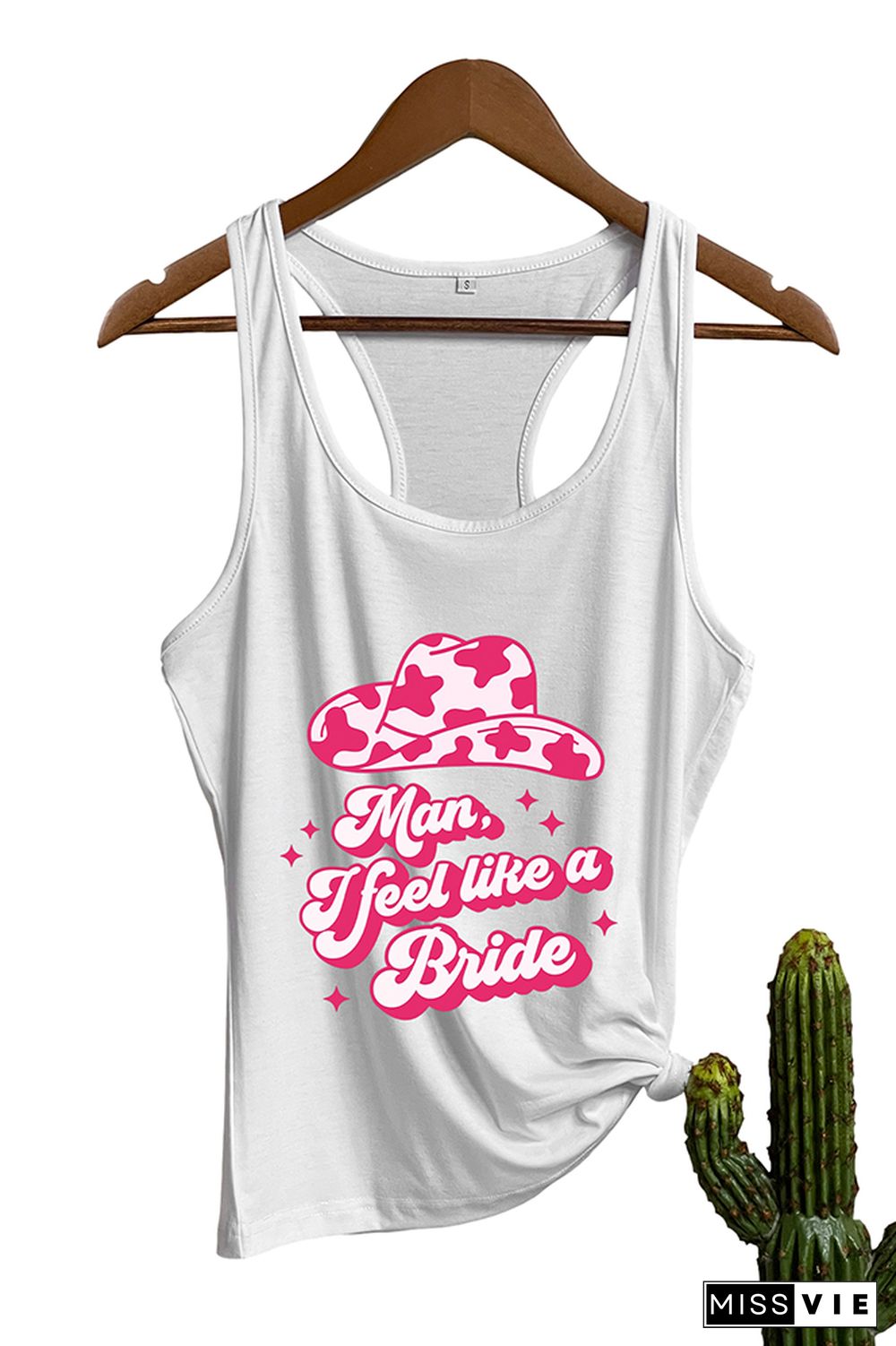 Man I Feel Like a Bride Sleeveless Tank Top Wholesale