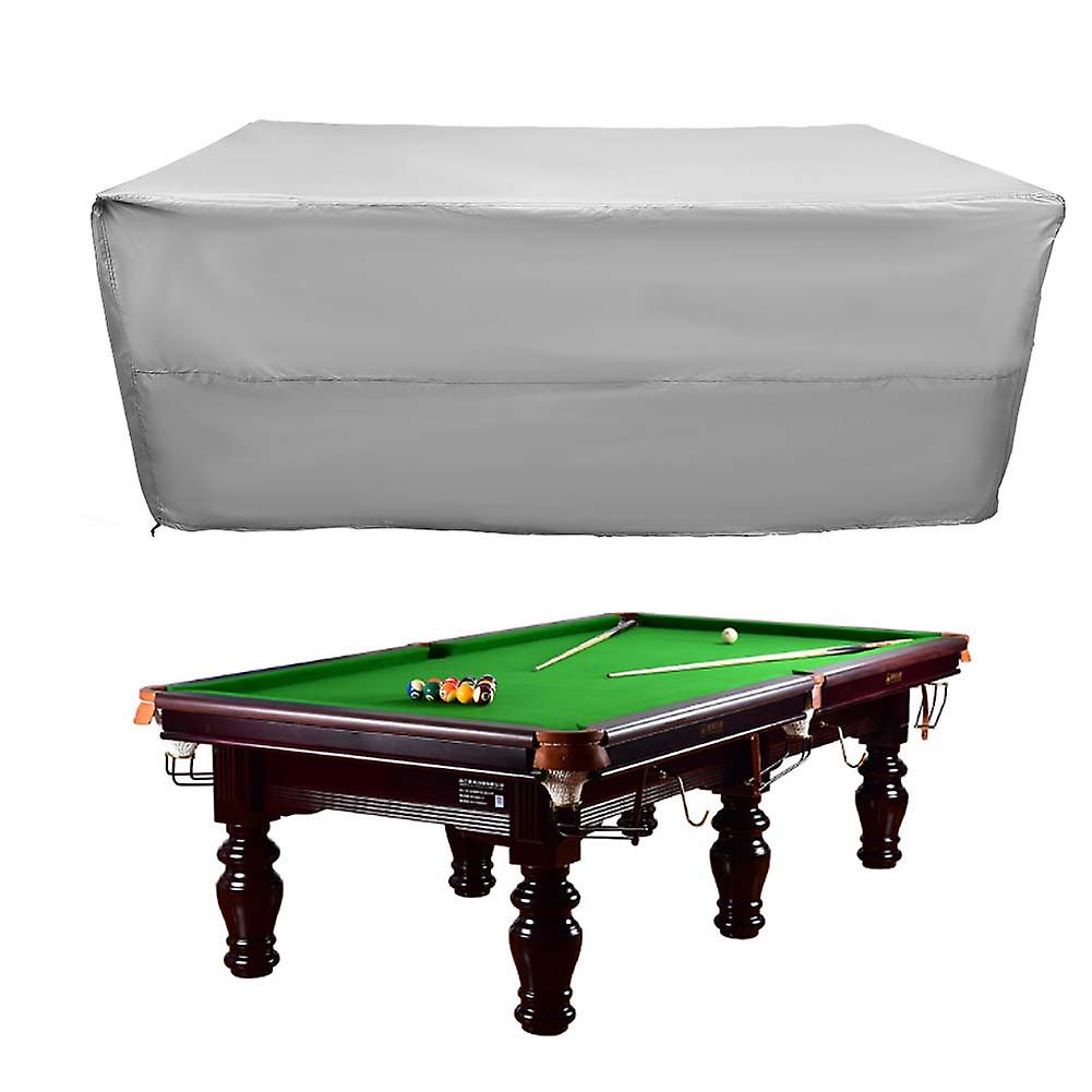 210d Oxford Cloth 7/8/9ft Waterproof Billiard Table Dust Cover Table Protectorgray 9ft:287x155x82cm