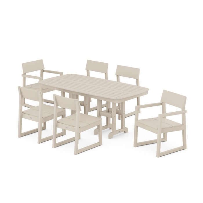 Polywood EDGE 7-Piece Dining Set PWS1267-1