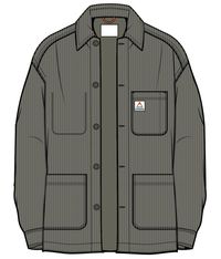 Balsa Cord Overshirt - Dusty Olive