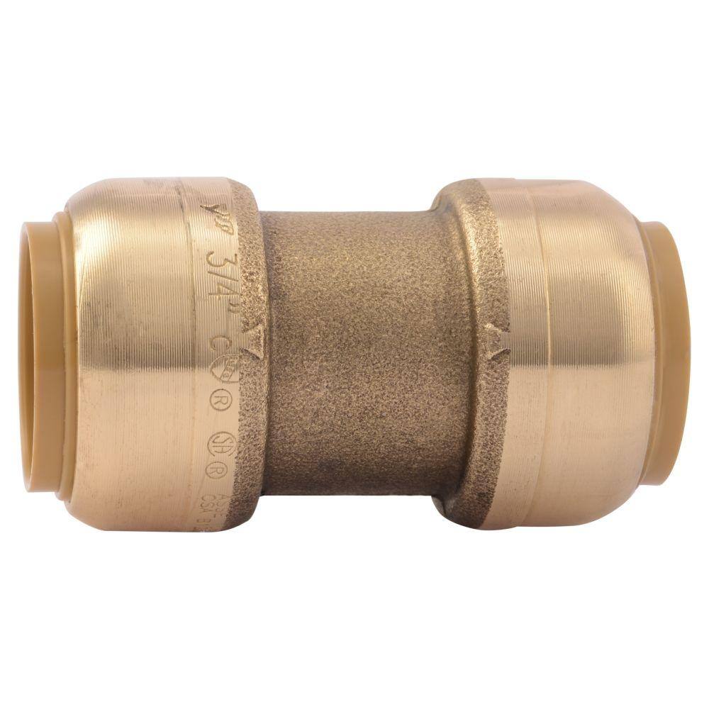 SharkBite 34 in. Push-to-Connect Brass Coupling Fitting U016LFA