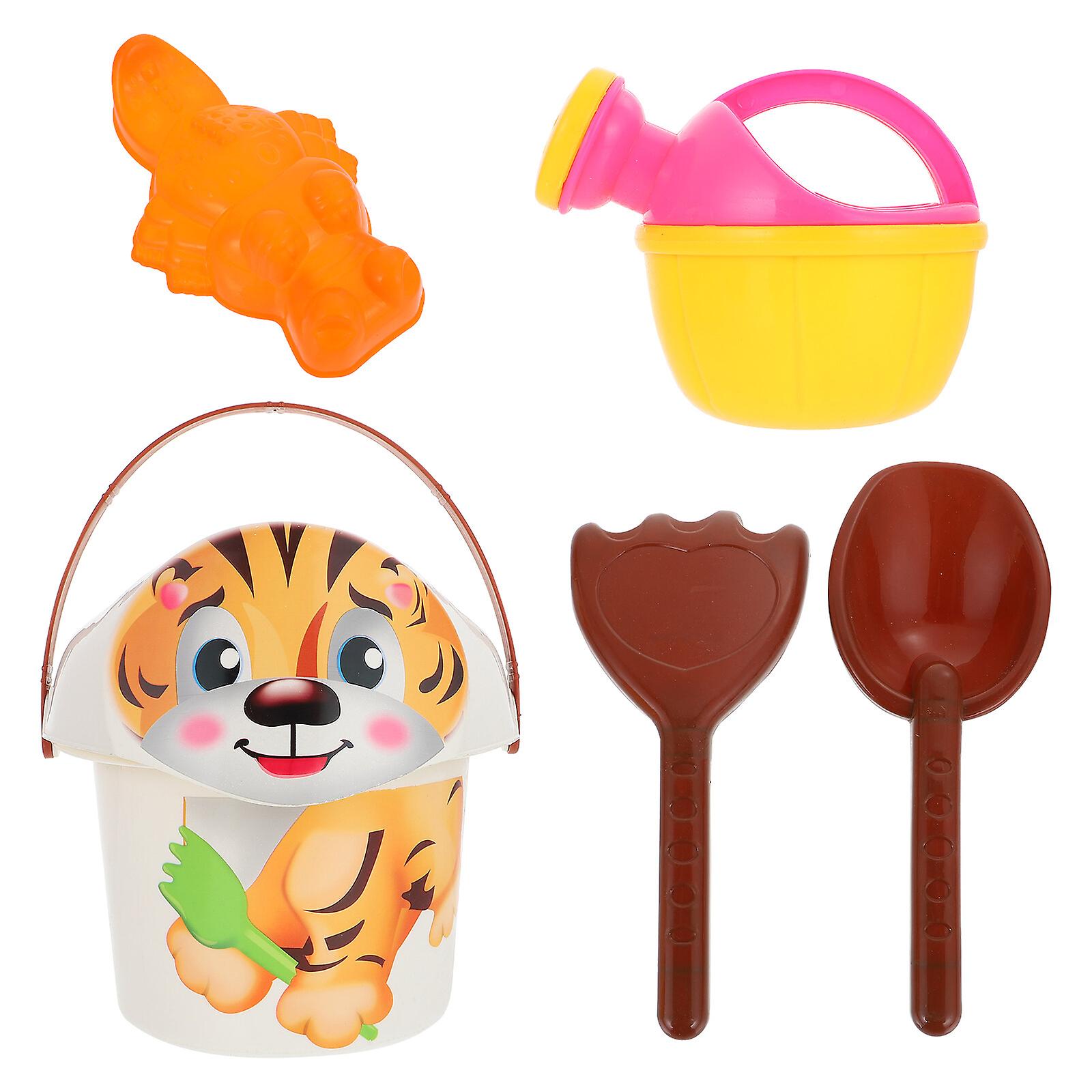 1 Set Kids Beach Sand Toys Sand Shovels Toy Bucket Animal Molds Toy Summer Beach Toys