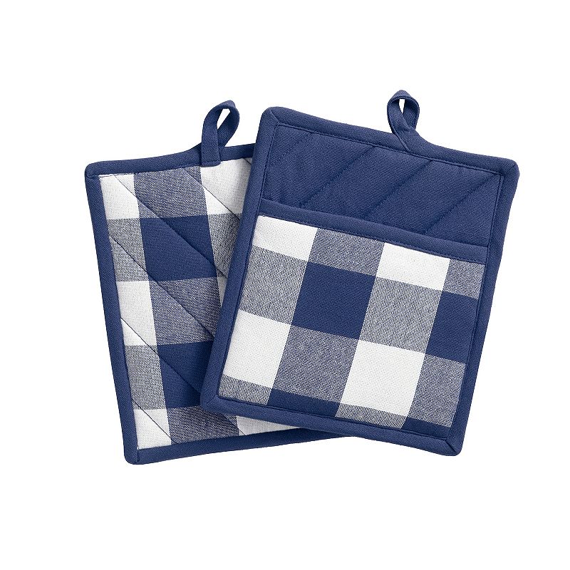 Elrene Home Fashions Farmhouse Living Buffalo Check Pot Holder Pair