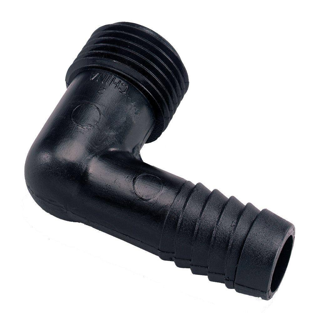 Orbit 12 in. MNPT x 12 in. Barb Elbow 94359