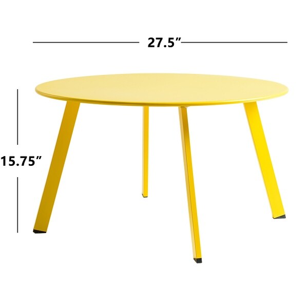 Outdoor Round Steel Coffee Table