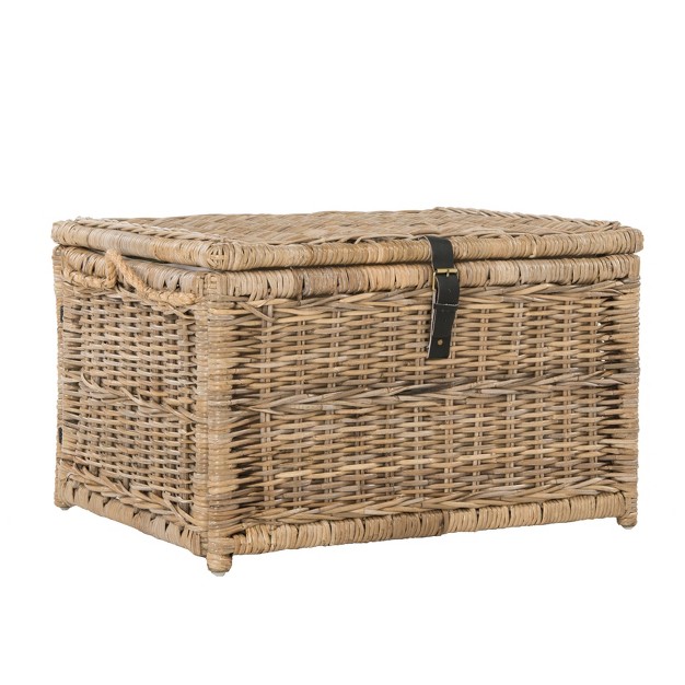 Wicker Storage Trunk