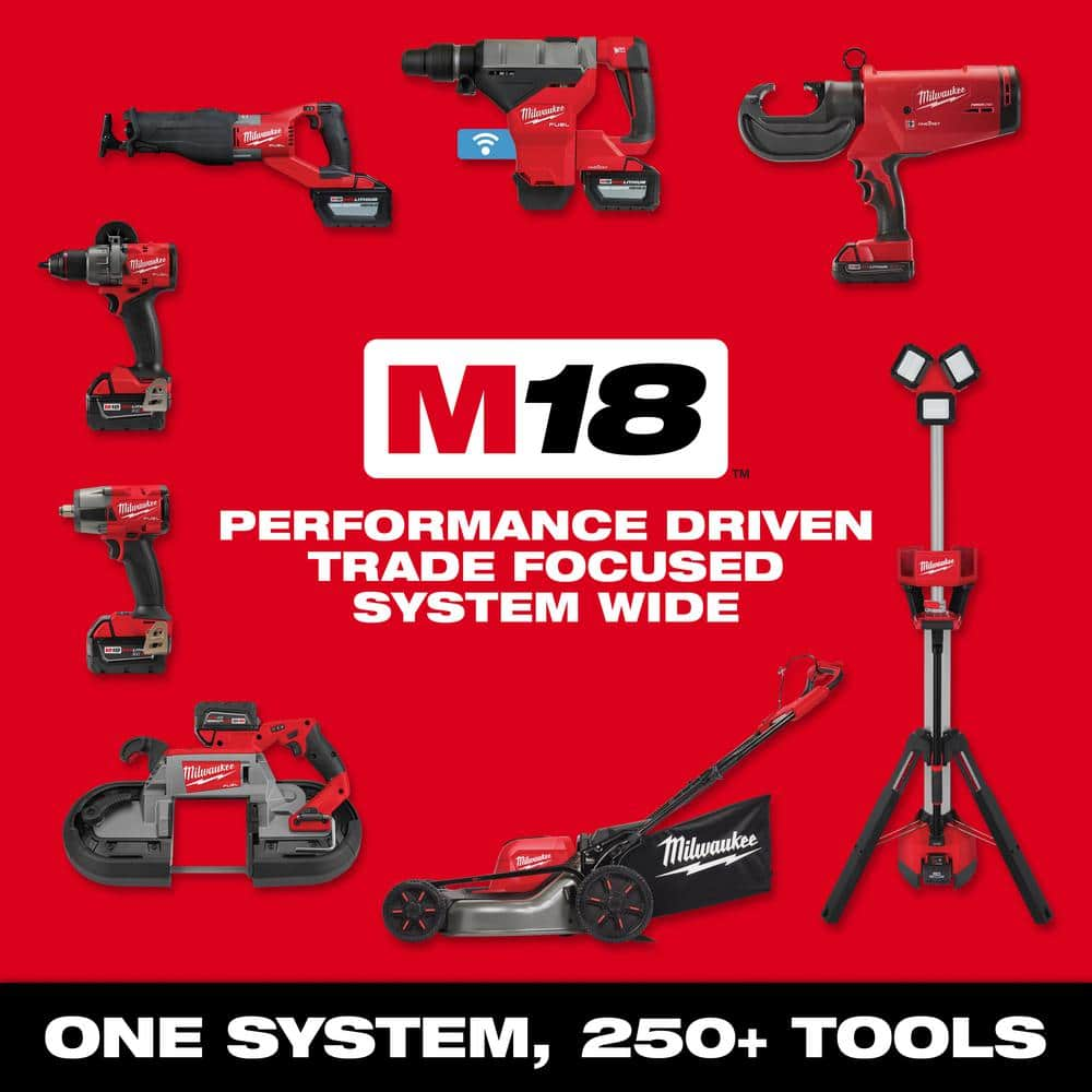 MW M18 FUEL 18-Volt Lithium-Ion Brushless Cordless Compact Bandsaw with M18 FUEL Hammer Drill 2829-20-2904-20