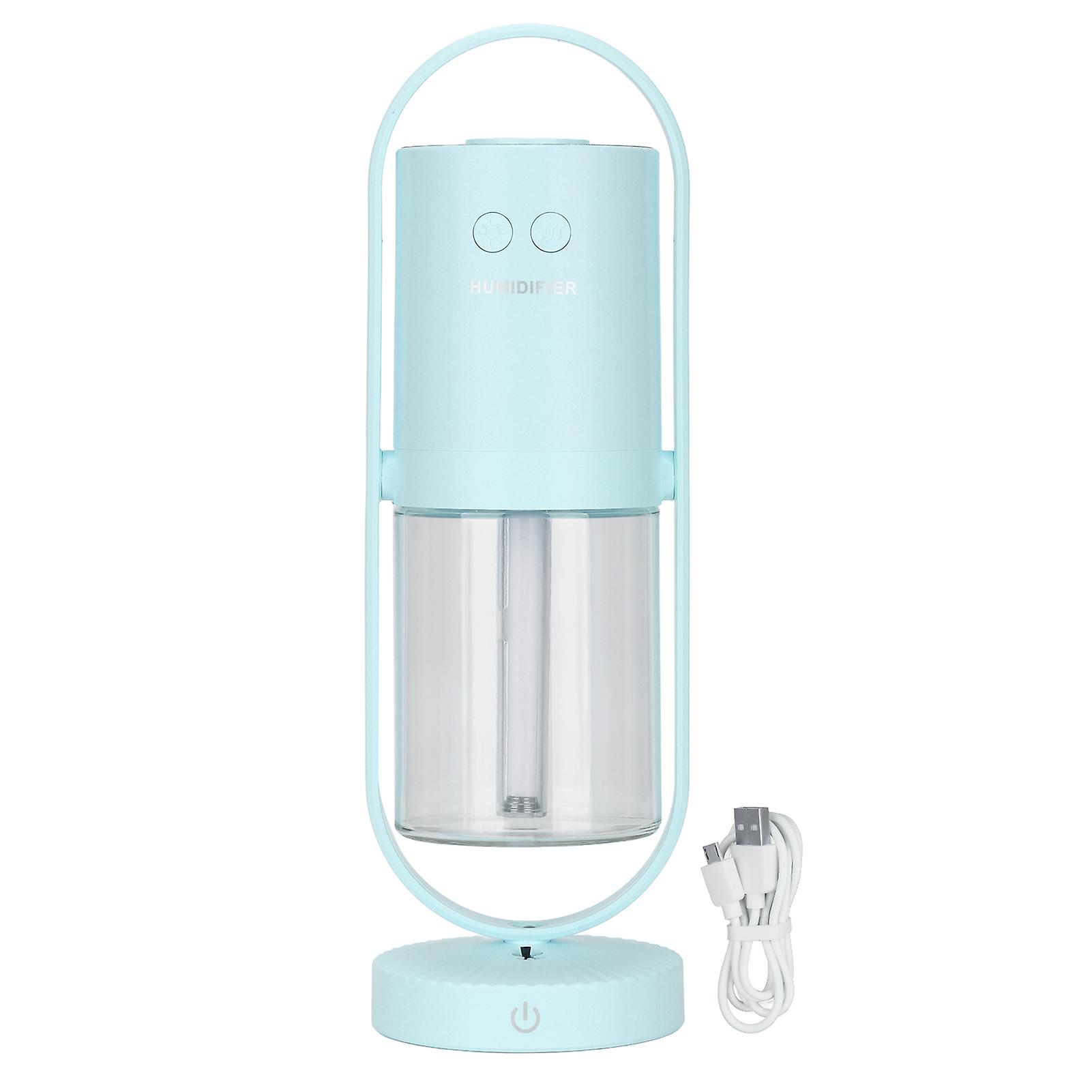 Cool Mist Humidifier Ultra Quiet Portable Mini Anion Humidifier With Led Lights For Babies Kids Indoor Bedroombaby Blue