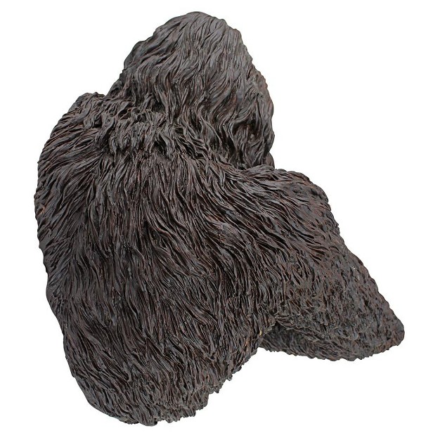 Design Toscano Bigfoot The Bashful Yeti Tree Sculpture Multicolored