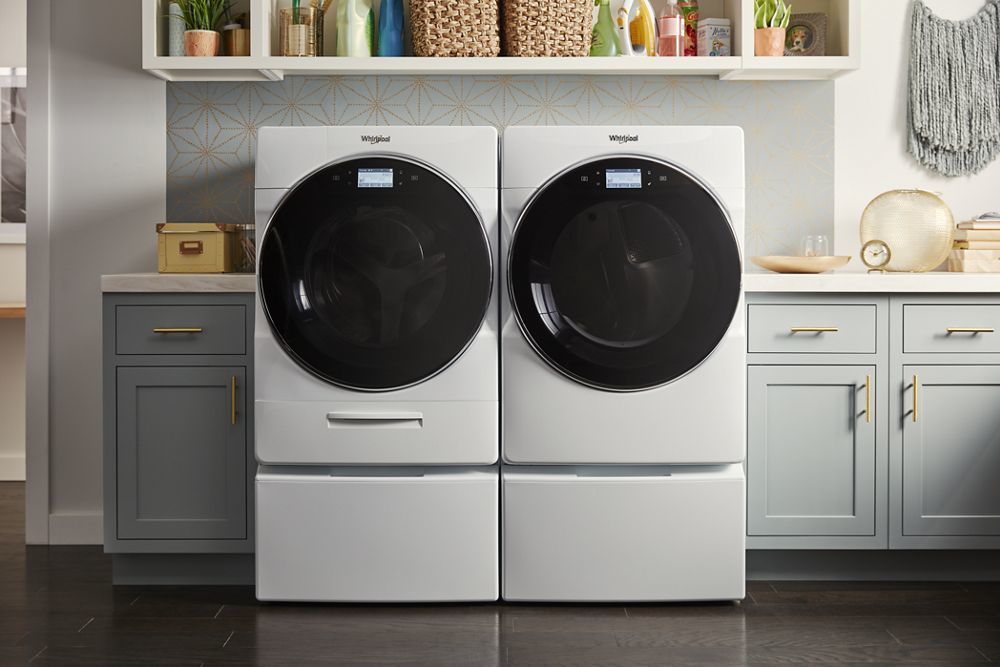 Whirlpool WFW9620HW 5.0 Cu. Ft. Smart Front Load Washer With Load & Go Xl Plus Dispenser