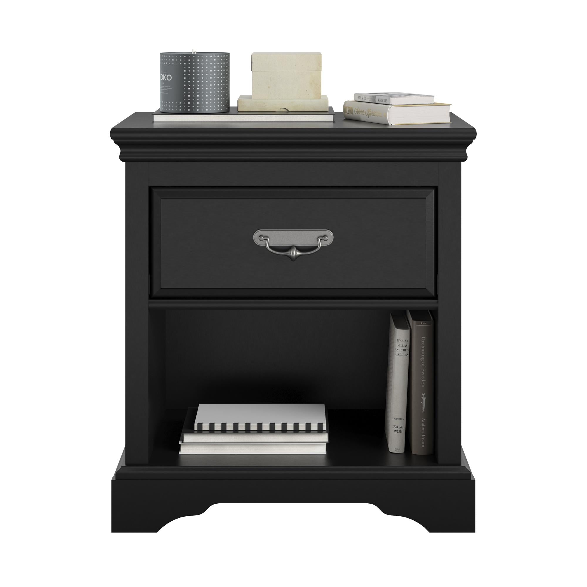 Ameriwood Home Vox Nightstand, Black