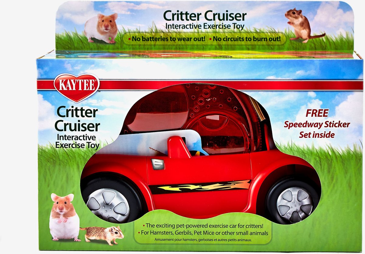 Kaytee Critter Cruiser Small Animal Exercise Wheel， Color Varies， Small