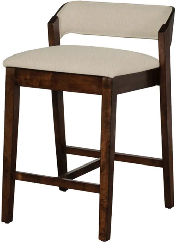 Dresden Dark Walnut Counter Height Stool