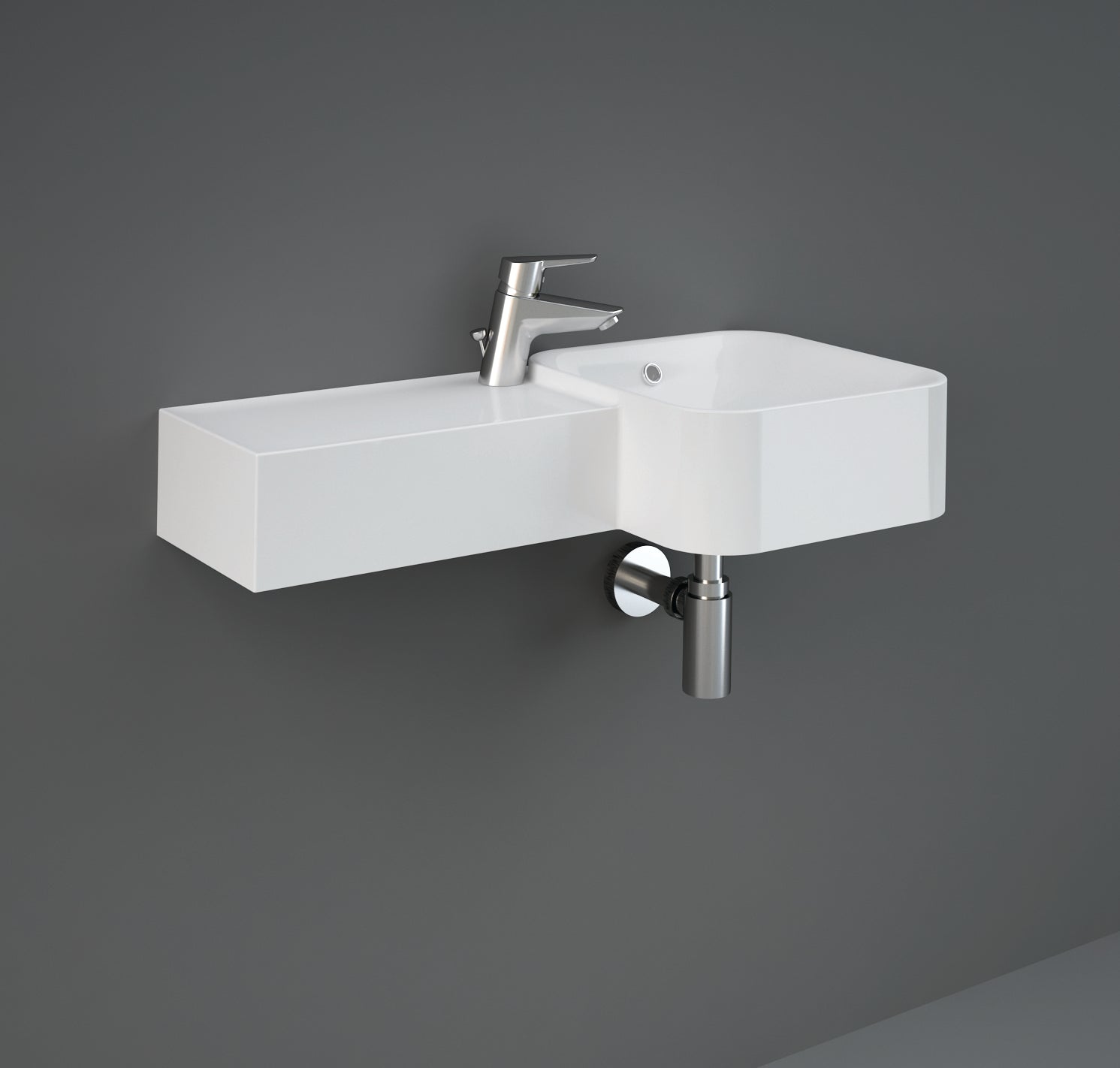 RAK Petit Square Wall-Hung Sink