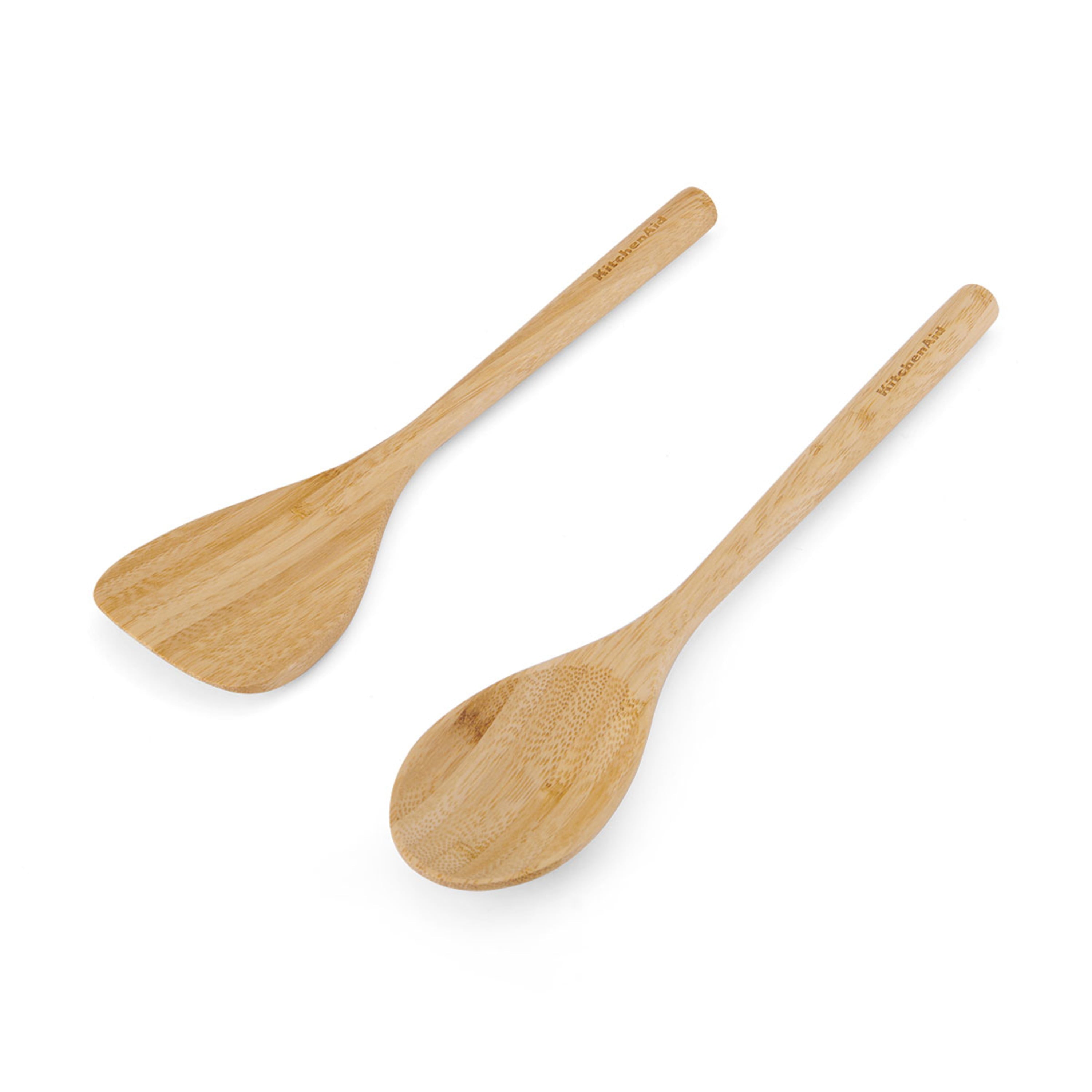 Kitchenaid Bamboo 2-Piece Spoon and Short Turner